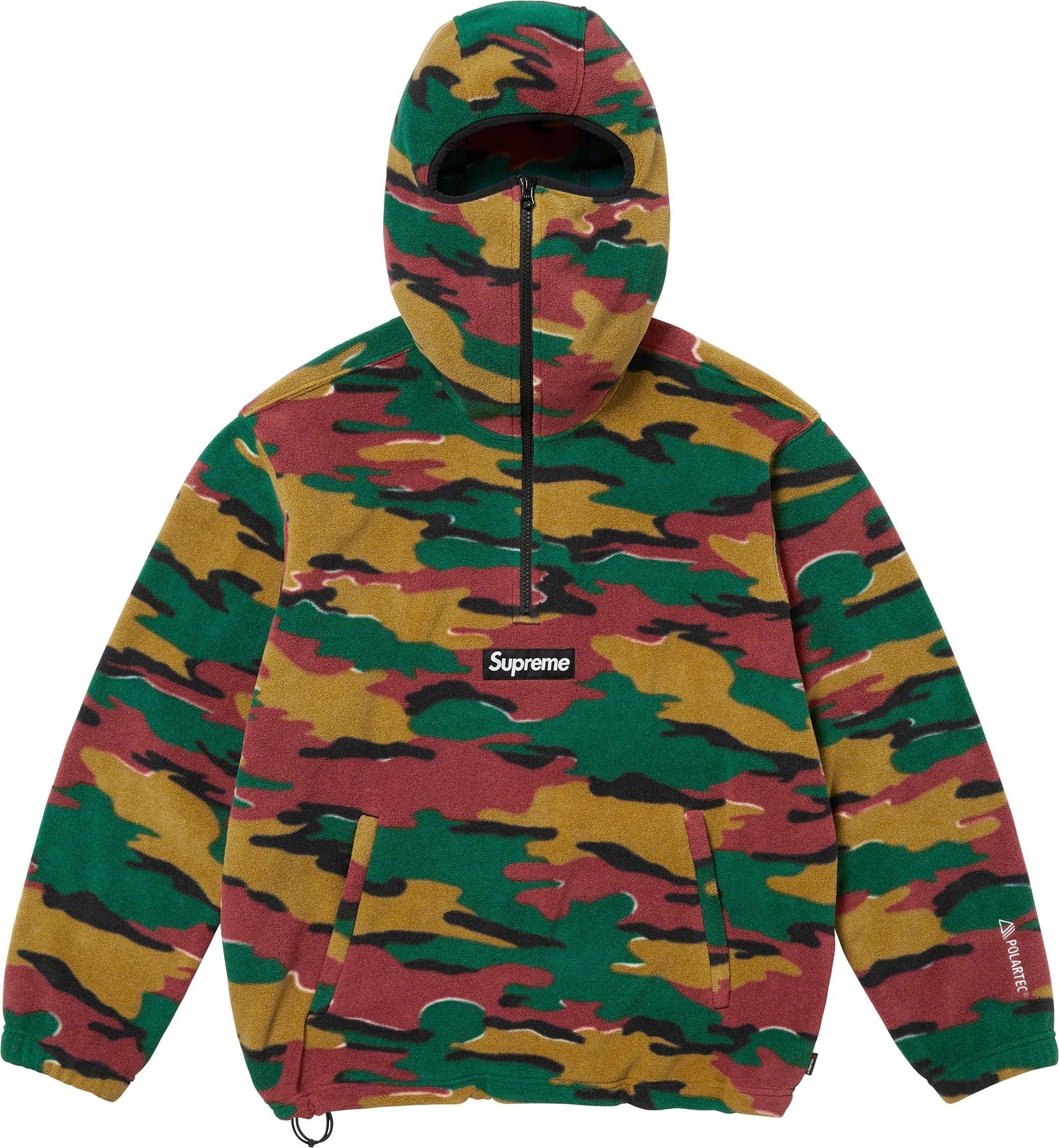 Polartec® Facemask Half Zip Hooded Sweatshirt view 12